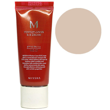 Missha (153407) Крем М Perfect Cover BB Cream №21, 20ml. в5025/21 Missha