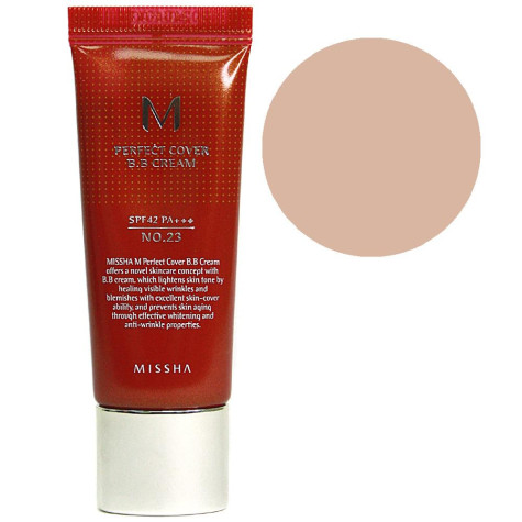 Missha (153409) Крем М Perfect Cover BB Cream №23, 20ml. в5025/23 Missha