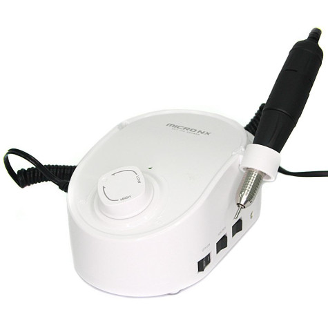 (05820) Фрезер для маникюра Micro-NX 201n 170Р (White) 35000 об/мин s2844