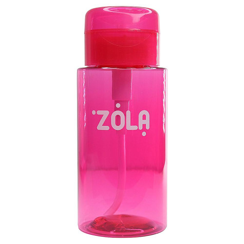 Zola Емкость пластиковая с помпою-дозатором (розовая) в3205 ZOLA
