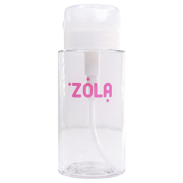 Zola Емкость пластиковая с помпою-дозатором (прозрачная) в3205/1 ZOLA