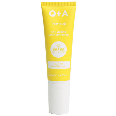 Q+A Антивіковий сонцезахисний крем SPF 50 Peptide Anti-Ageing Daily Sunscreen 50ml в10132 Q+A Антивіковий сонцезахисний крем SPF 50 Peptide Anti-Ageing Daily Sunscreen 50ml в10132