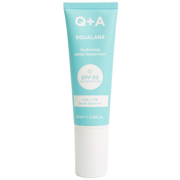 Q+A Зволожуючий сонцезахисний крем для обличчя SPF50 Squalane Hydrating Daily Sunscreen 50ml в10134