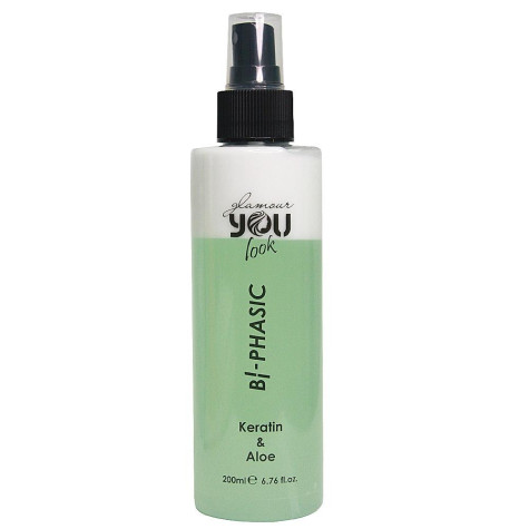 You Look Glamour bi-phasic Keratin & Aloe - двофазний кондиціонер, 200ml. f2790