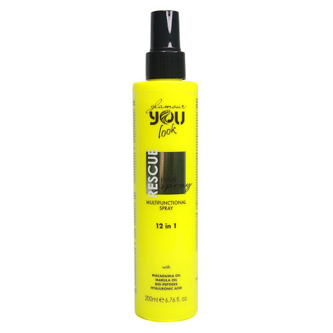 You Look Багатофункціональний захисний спрей 12 в 1 Rescue Hair Spray, 200ml.