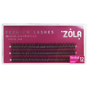 Zola Ресницы-пучки Birdtail 12mm в3214 ZOLA