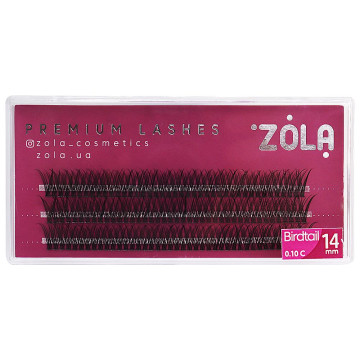 Zola Ресницы-пучки Birdtail 14mm в3215 ZOLA