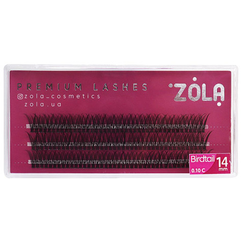Zola Ресницы-пучки Birdtail 14mm в3215 ZOLA