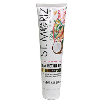 St Moriz Бронзатор с легким эффектом загара Shimmer 1 Day Tan Coconut Paradise ,150ml. в10014