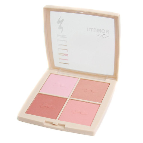 Neverti Палетка румян 3в1 Illusion Blush NP207.001 в8242/001 Neverti
