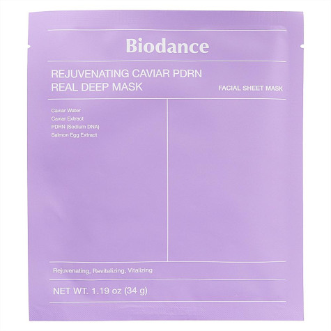 Biodance Тканевая маска Rejuvenating Caviar PDRN Real Deep Mask,34g. в5301/4 Biodance