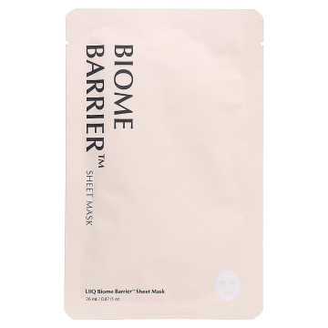 UIQ(4182)Увлажняющая тканевая маска Biome Barrier ,26ml. в5379/2 UIQ